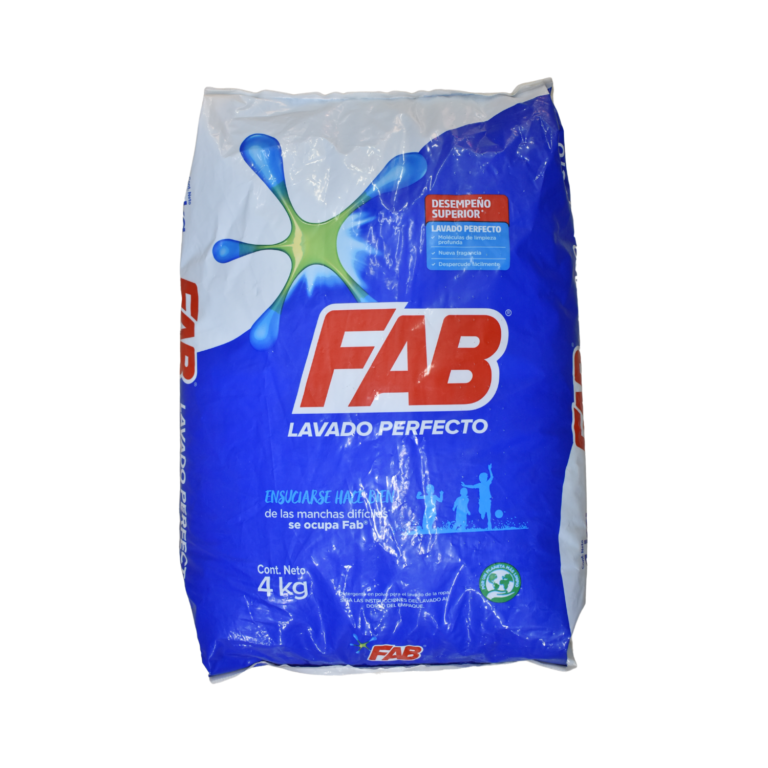 DETERGENTE FAB FLORAL X 4 KILOS