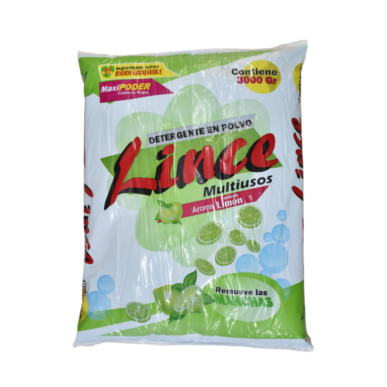 DETERGENTE LINCE LIMON X 3 KLS